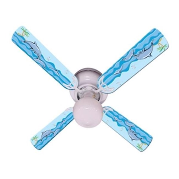 Ceiling Fan Designers Ceiling Fan Designers 42FAN-IMA-KPD Kids Playful Dolphins Ceiling Fan 42 In. 42FAN-IMA-KPD